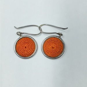 Vintage Italian Sterling Macramé Statement Drops